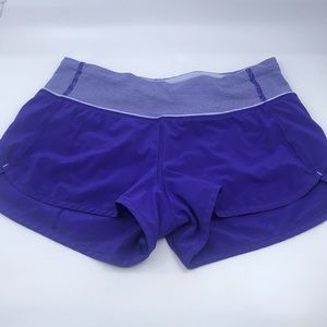 Purple lulu lemon shorts